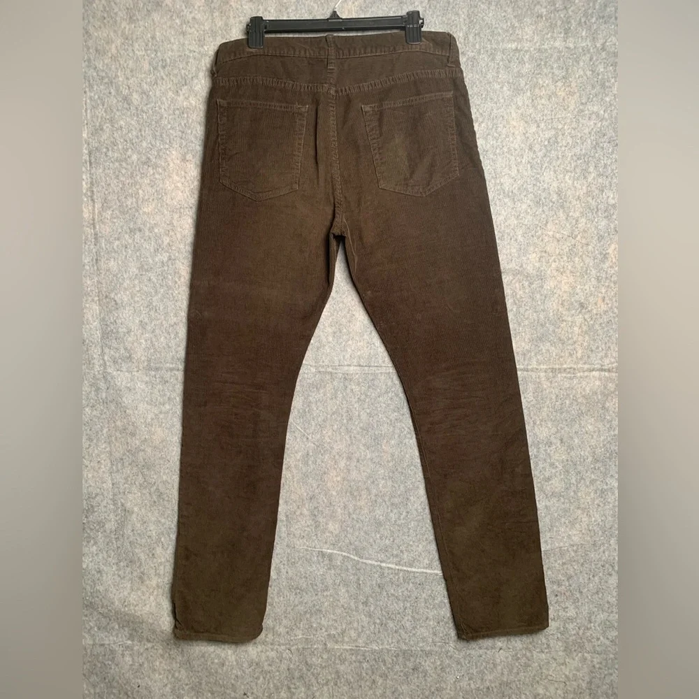 J. Crew Men Size 32 Brown Slim Straight Corduroy Pants‎